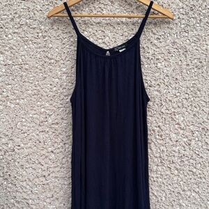 Navy Blue Maxi Dress by MRT 1030